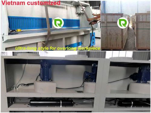 Aircraft parts processing plant extraction bench