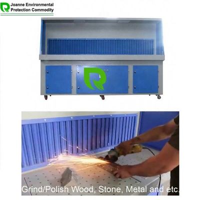 Good price Dust Collect Down Draft Bench PLC Control Dual Sanding Station Downdraft Table 8000M3/H online