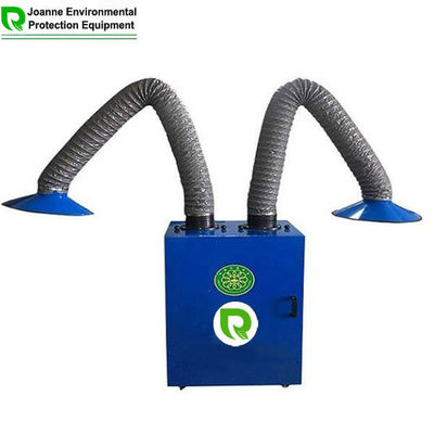 Good price 3000m3/H Mobile Welding Extractor System / Weld Fume Collection Double Arm For 2 Welding Booths online
